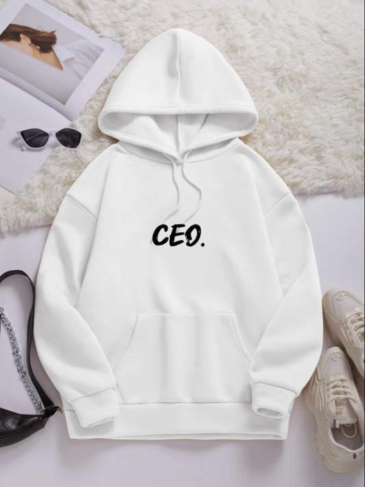 Men’s “The CEO.” White Sweatshirt