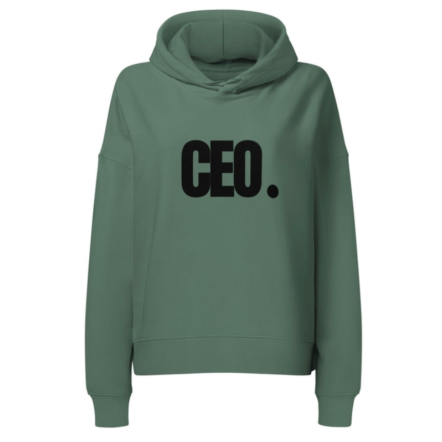 Unisex “CEO.” Green Sweatshirt