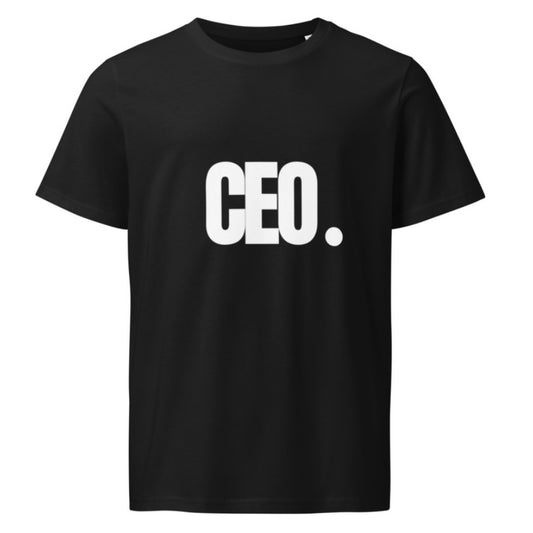 Men’s “CEO.” Black Short Sleeve T-shirt