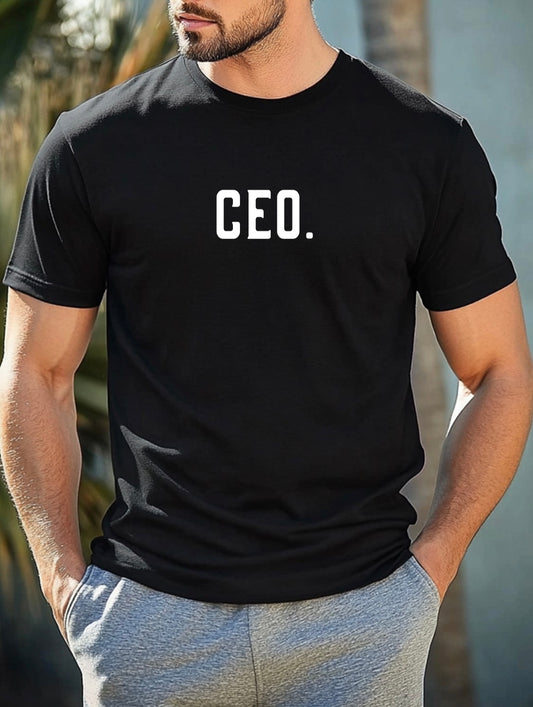 Men’s “CEO.” Black T-Shirt
